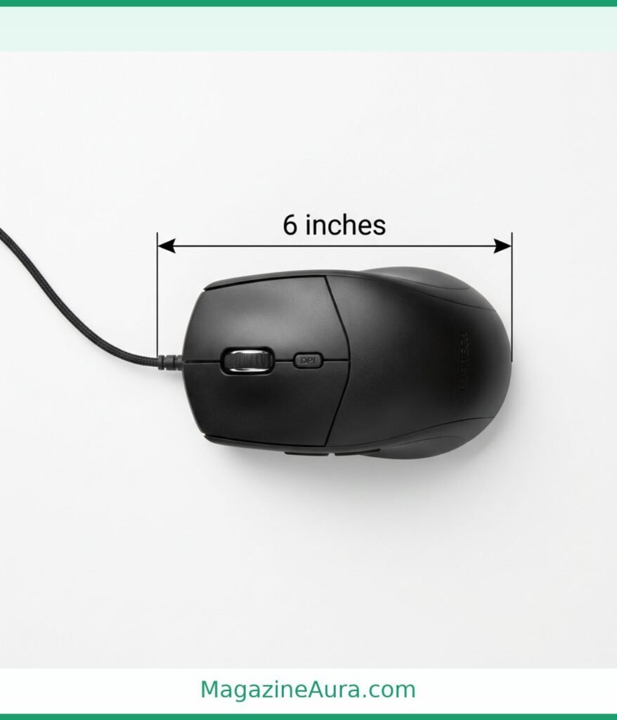 Standard Wired Computer Mouse 6 inches
