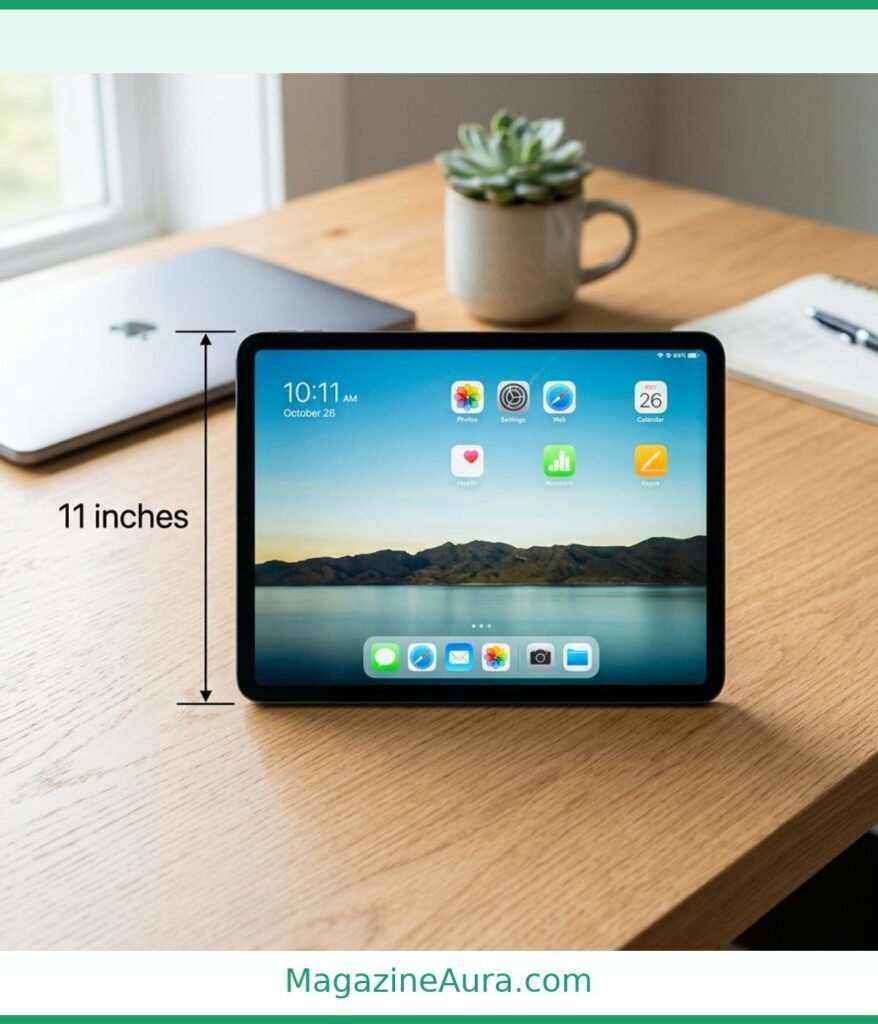 Tablet iPad with Slim Bezel (Height) 11 Inches
