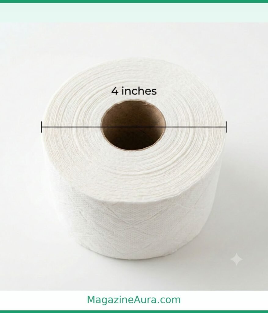 Toilet Paper Roll (Diameter) 4 inches