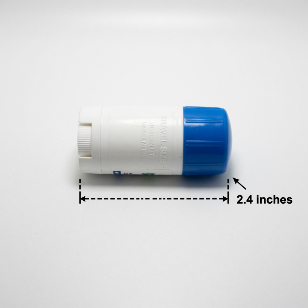 Travel-Size Deodorant Stick 2.4 inches