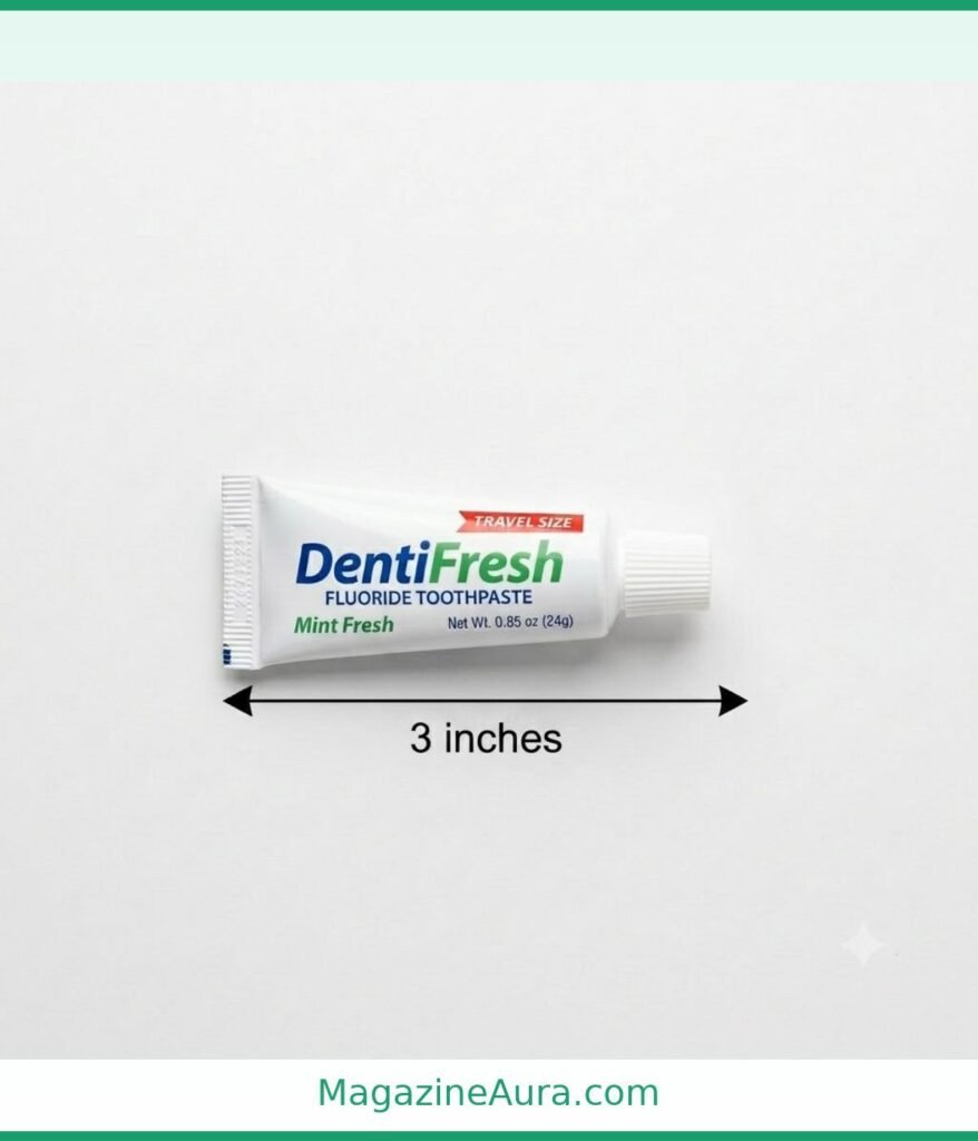 Travel-Size Toothpaste Tube 3 Inches