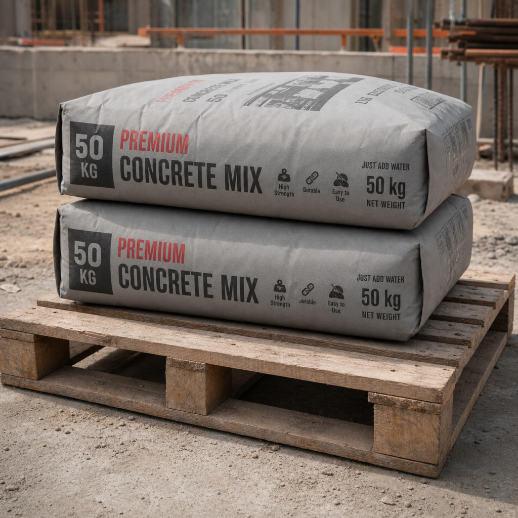 Two 50 kg Bags of Concrete Mix – 100 kg