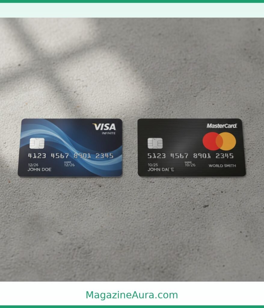 Two Standard Credit Cards Weigh 10 Grams