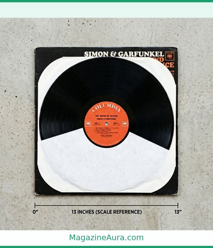 Vinyl Record with Protective Sleeve 13 Inches
