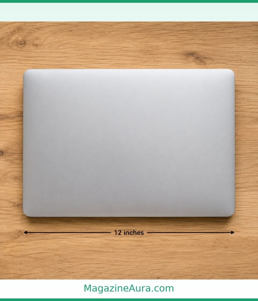 Width of a Medium Laptop