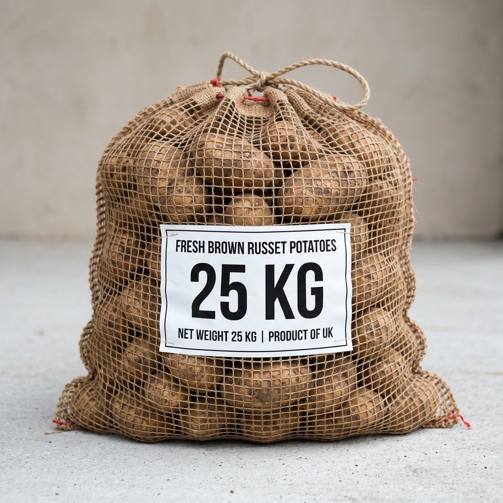 bulk bag of potatoes 25kg