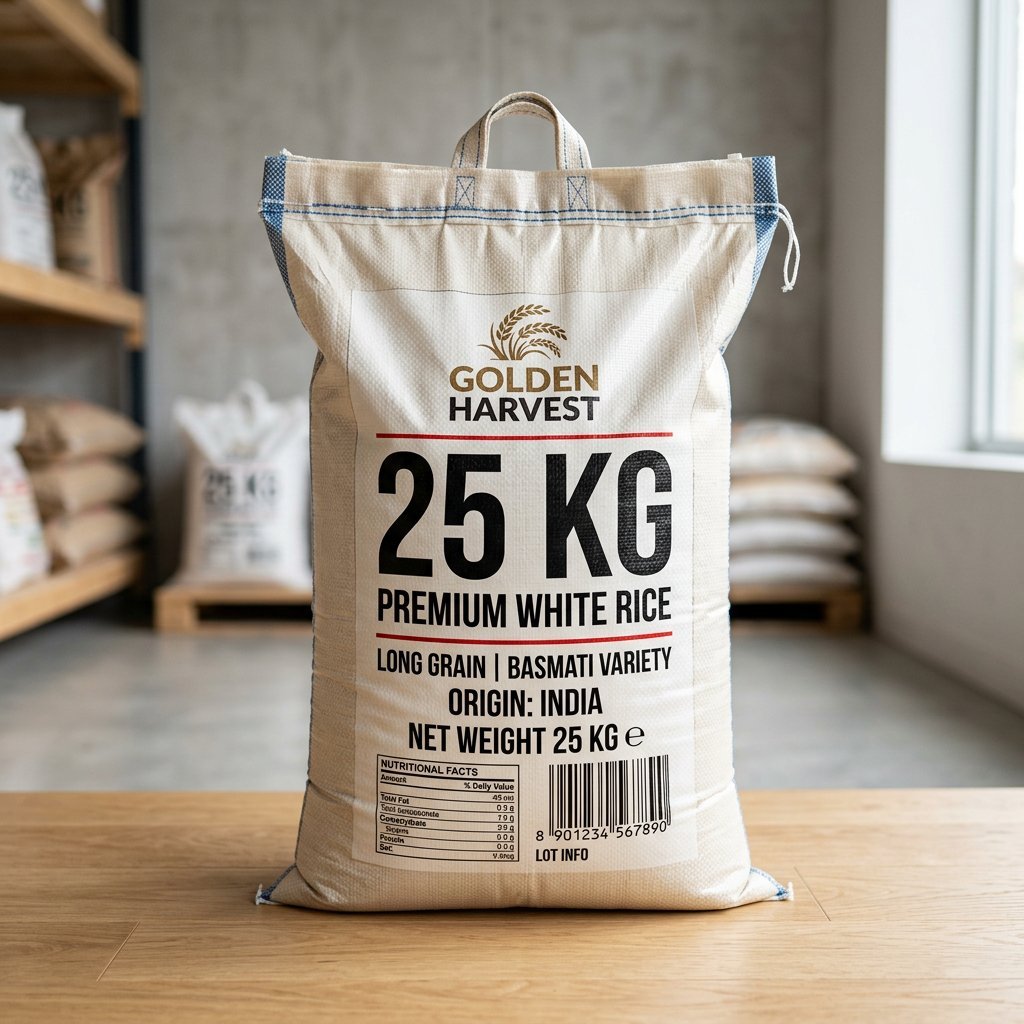 large bag of rice 25kg