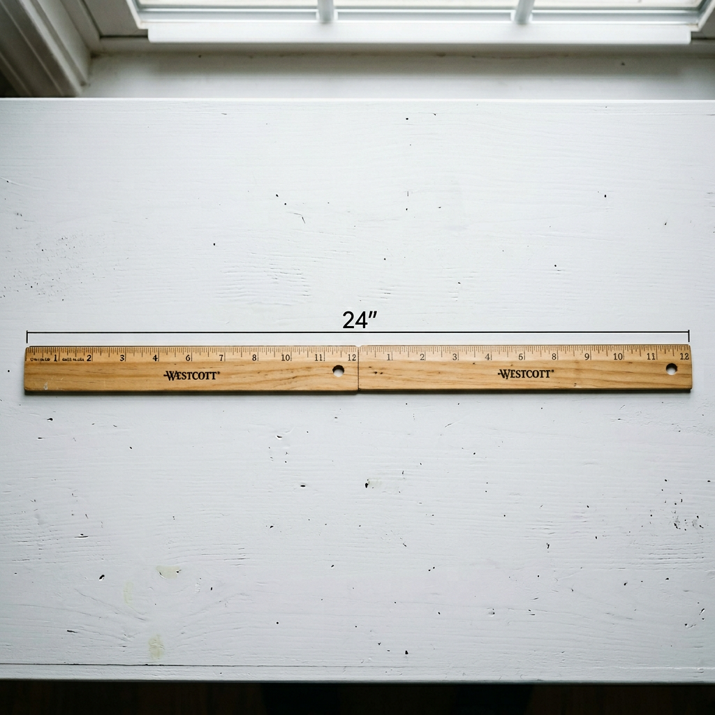 Two Standard Rulers End-to-End 