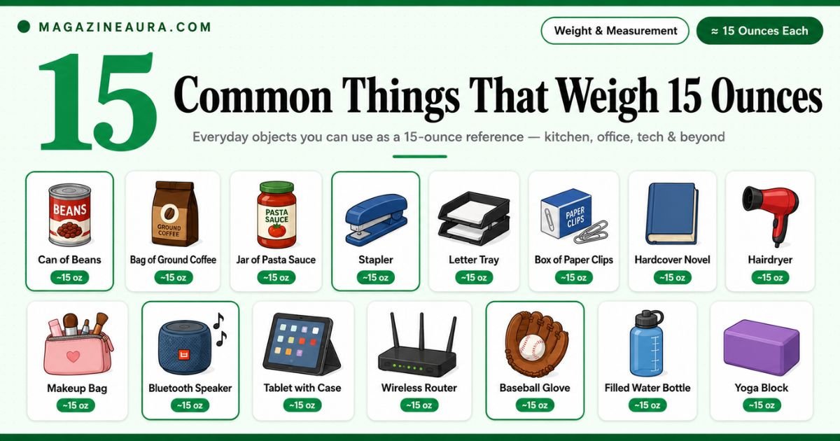 15 Common Things That Weigh 15 Ounces (With Real Life Examples)
