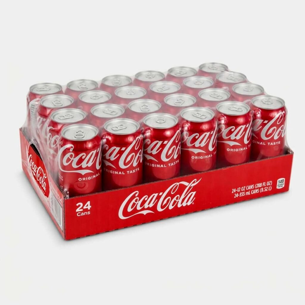 24-Pack of Soda Cans (12 oz) 10 kg