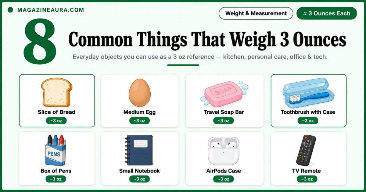 8 Common Things That Weigh 3 Ounces (With Real Life Examples)