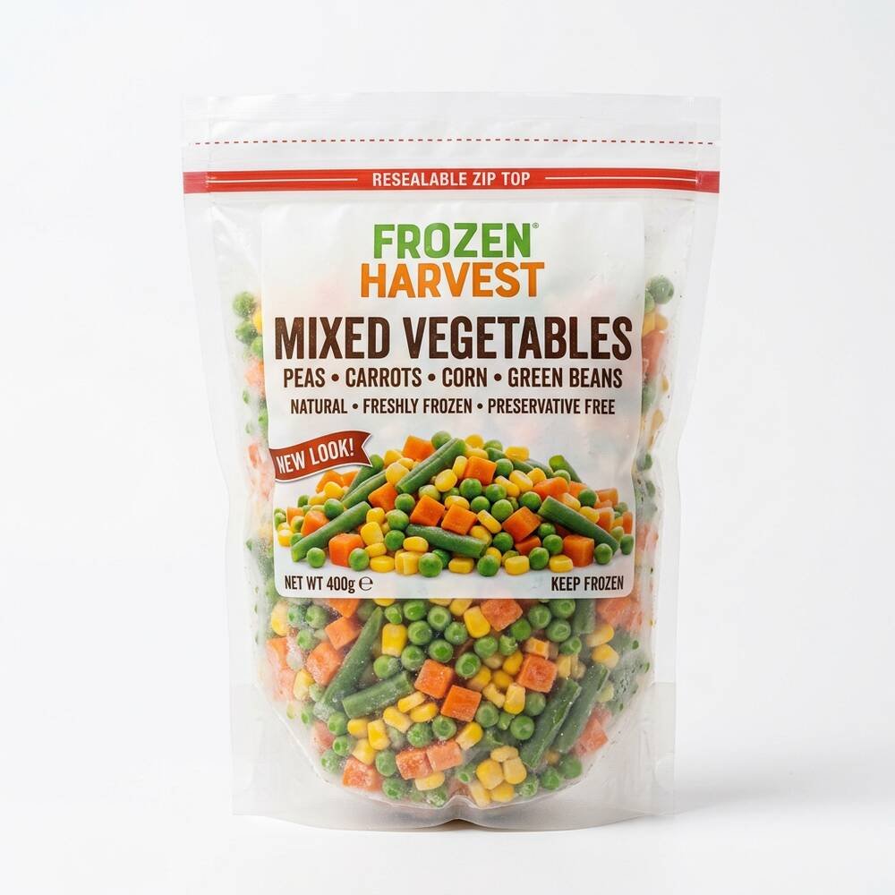 A Bag of Frozen Vegetables (10 oz)