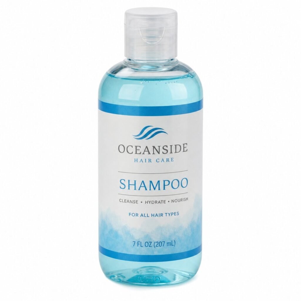 A Travel-Size Shampoo Bottle (7 oz)