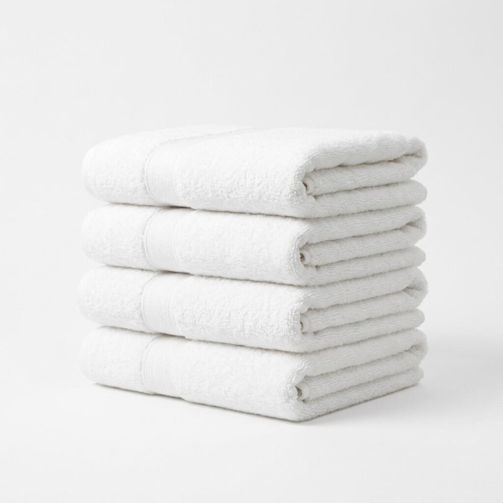 Bundle of 4 Bath Towels (50 oz)