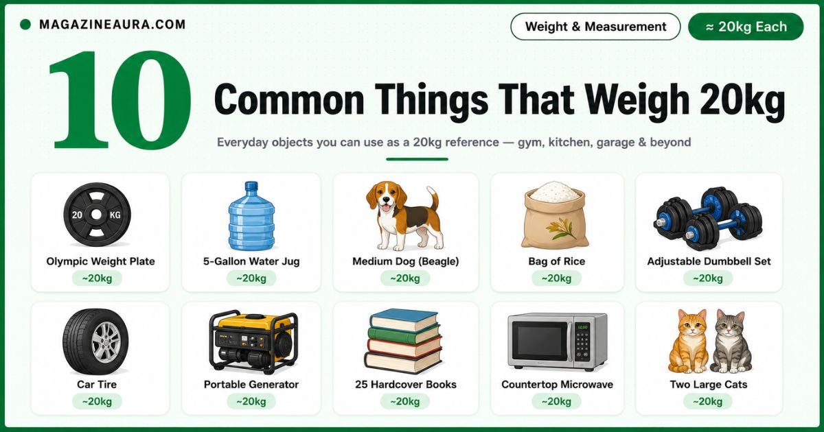 How Heavy Is 20kg 10 Things That Match It Perfectly in 2026