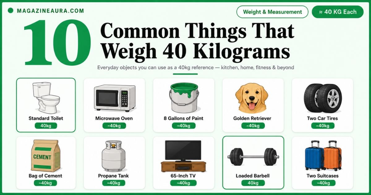 How Heavy Is 40kg 10 Things That Match It Perfectly in 2026