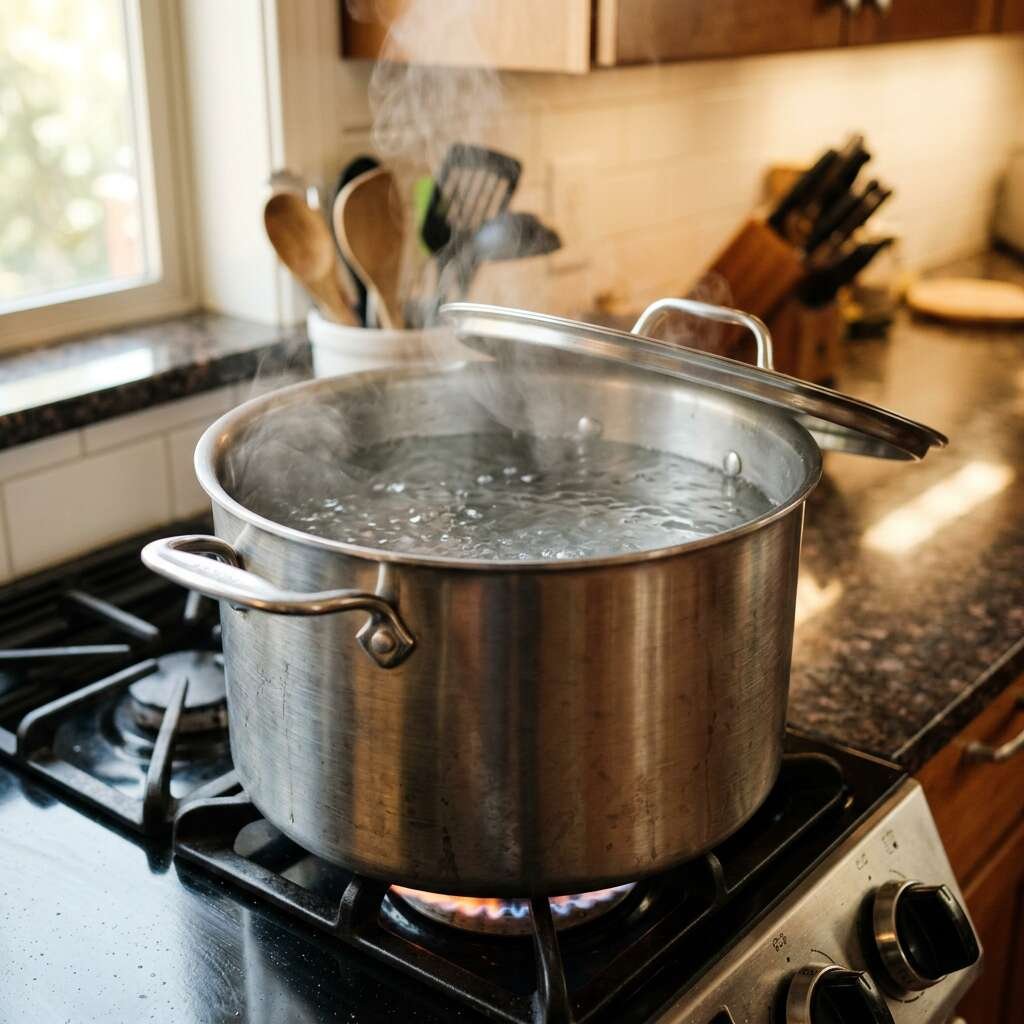 Large Stockpot Filled with Water (10 lb)