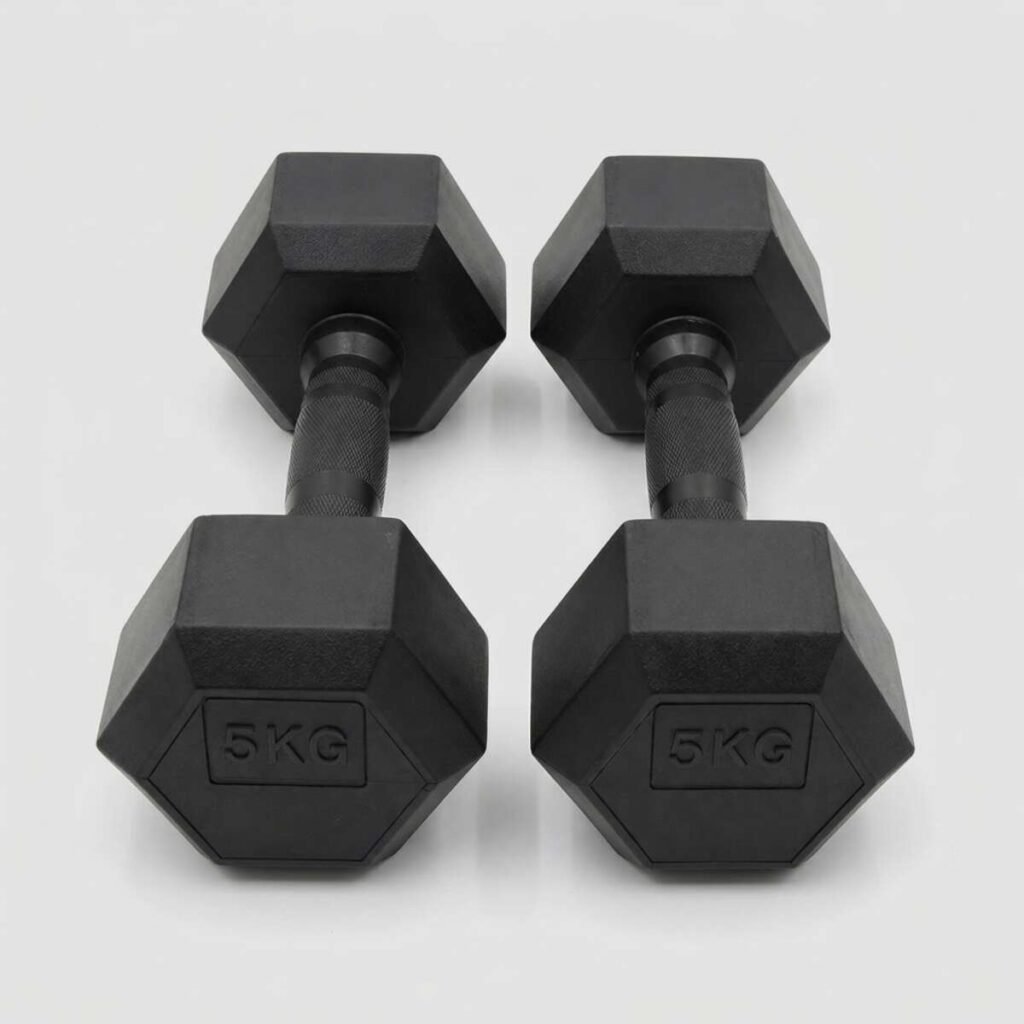 Pair of 5 kg Dumbbells 10 kg