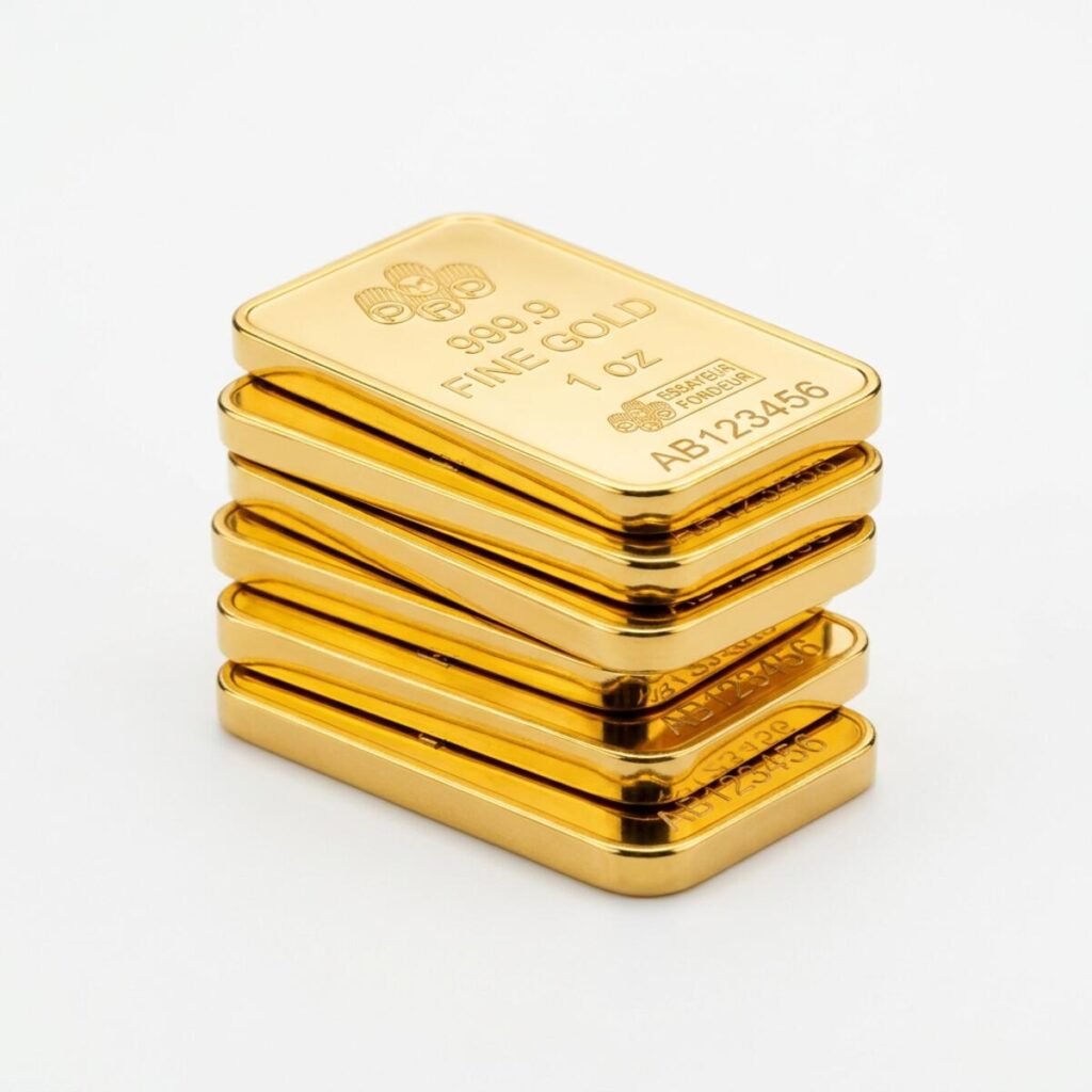 Small Gold Bullion Bar Stack (50 oz)