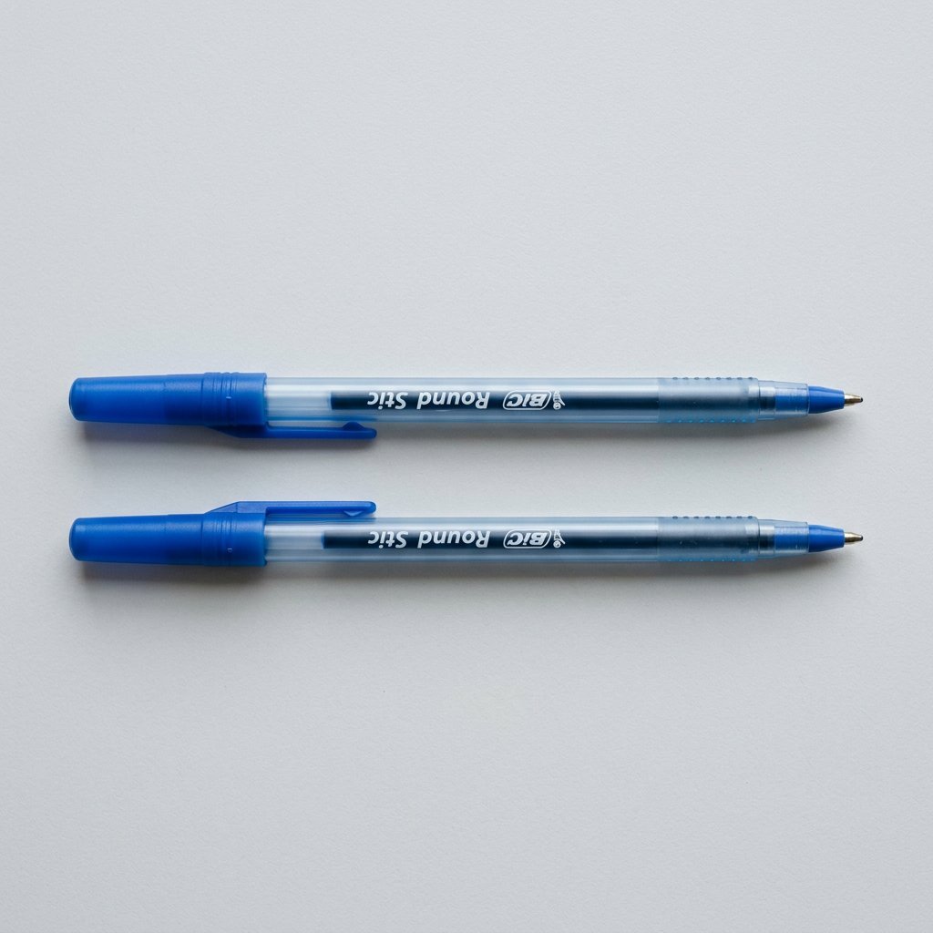 Two BIC Round Stic Pens (2 oz)