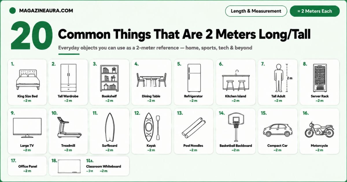 20 Common Things That Are 2 Meters Long/Tall (2026)