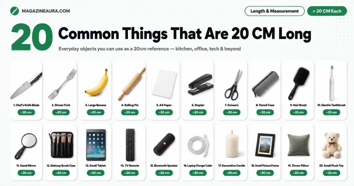 20 Common Things That Are 20 CM Big (With Inch Conversions)