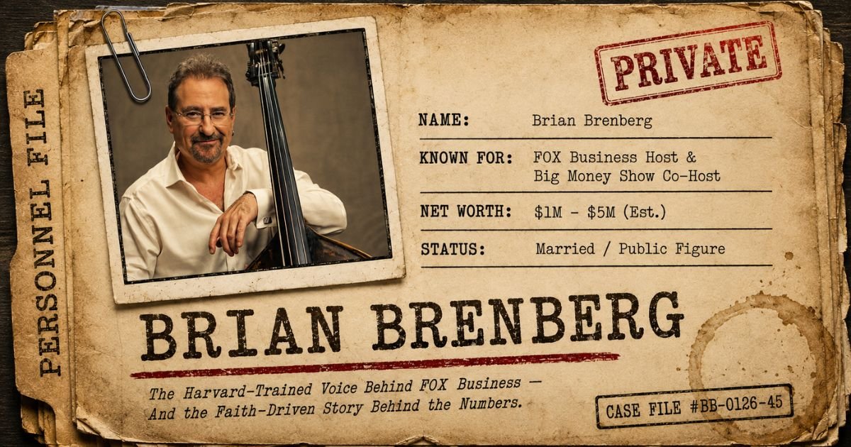 Brian Brenberg: FOX Business Host Bio, Age, Wife, Net Worth & Career 2026