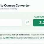 Converting Milliliters to Ounces: A Detailed Guide and Online Converter