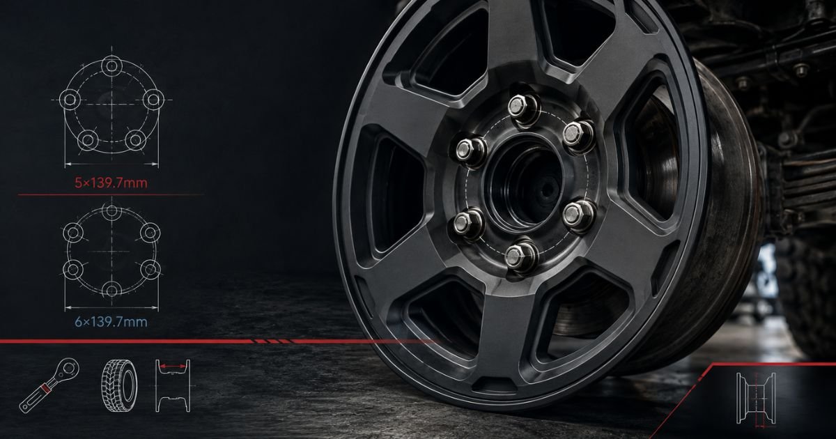 Dodge Ram 1500 Bolt Pattern Guide (1994–2026): Specs, Fitment, Wheel Sizes & Compatibility