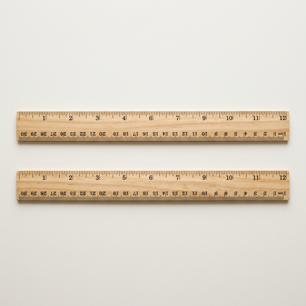 How Long Is 2 Feet_ Two Rulers