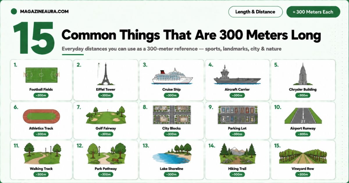 How Long Is 300 Meters? 15 Common Things That Are 300 Meters Long