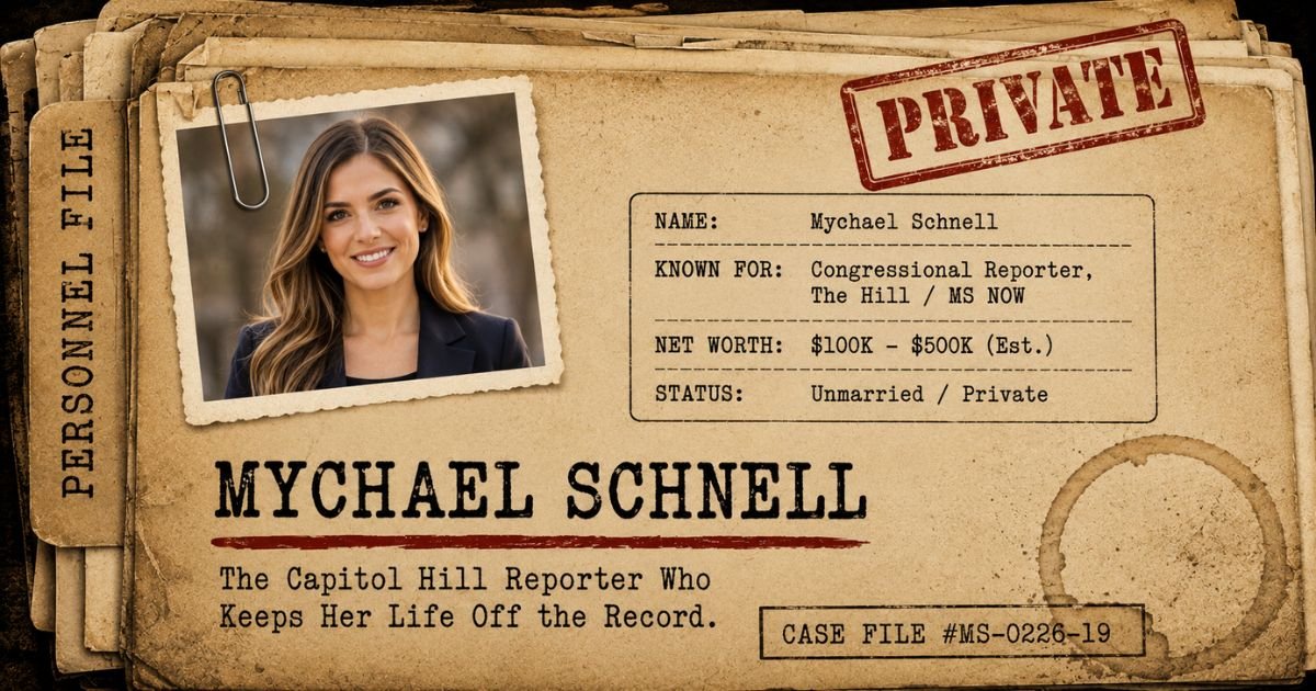 Is Mychael Schnell Married? Husband, Age, The Hill Career & Net Worth In 2026