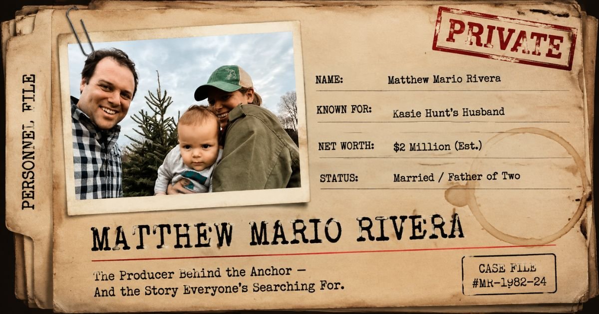 Matthew Mario Rivera The Story Behind Kasie Hunt's Husband