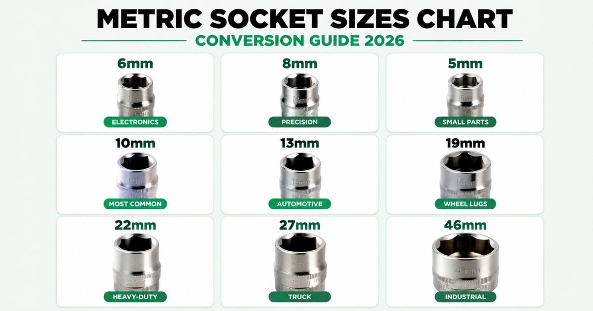 Metric Socket Sizes Chart & Conversion Guide 2026
