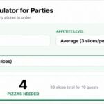 Party Pizza Calculator: How Many Pizzas for 10 to 50 People