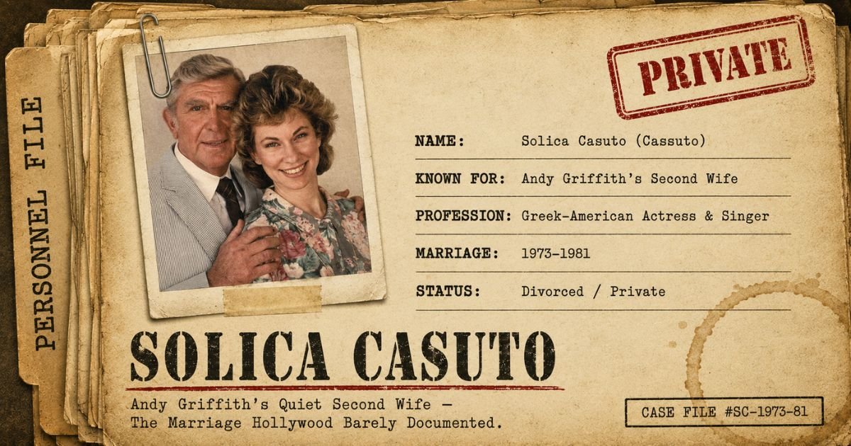 Solica Casuto: What Is Known About Andy Griffith's Second Wife and Her Wikipedia Story