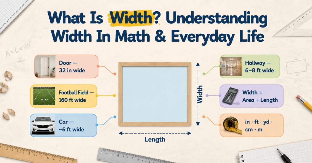 What Is Width? A Complete Guide to Understanding Width in Math and Everyday Life