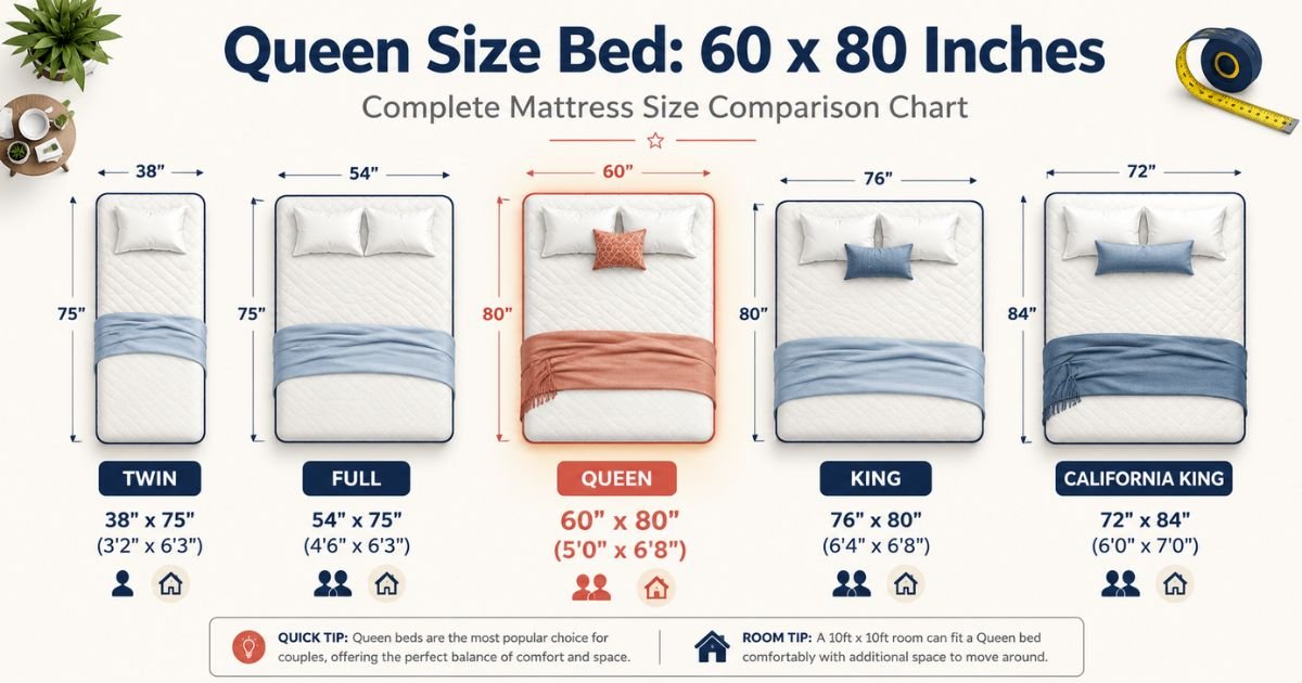 What Is a Queen Size Bed? Everything You Need to Know (In Detail)